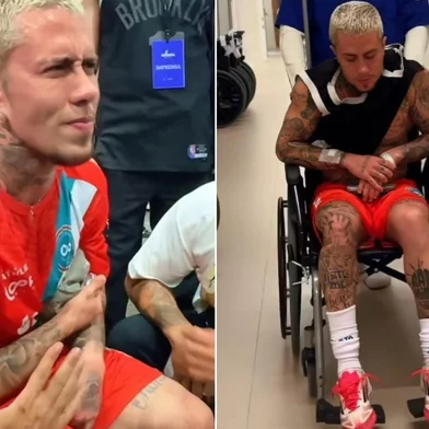 "Deu pra escutar o estralo do outro lado da quadra", diz MC Daniel após sofrer grave lesão em jogo de futebol<!-- NICAID(15999997) -->