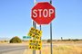 SANTA FE, NEW MEXICO - OCTOBER 22: A sign directs people to the road that leads to the Bonanza Creek Ranch where the movie "Rust" is being filmed on October 22, 2021 in Santa Fe, New Mexico. Director of Photography Halyna Hutchins was killed and director Joel Souza was injured on set while filming the movie "Rust" at Bonanza Creek Ranch near Santa Fe, New Mexico on October 21, 2021. The film's star and producer Alec Baldwin discharged a prop firearm that hit Hutchins and Souza.   Sam Wasson/Getty Images/AFP (Photo by Sam Wasson / GETTY IMAGES NORTH AMERICA / Getty Images via AFP)<!-- NICAID(14925772) -->
