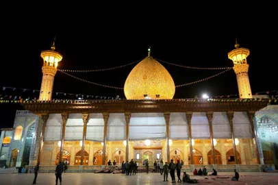 Iranian security forces deploy following an armed attack at the Shah Cheragh mausoleum in the city of Shiraz on October 26, 2022. - At least 15 people were killed in an attack on a key Shiite Muslim shrine in southern Iran, state media said, with the Islamic State group claiming the assault. The attack carried out by an armed "terrorist" during evening prayers at the Shah Cheragh mausoleum also wounded at least 19 people, state television said. (Photo by ISNA NEWS AGENCY / AFP)<!-- NICAID(15247104) -->