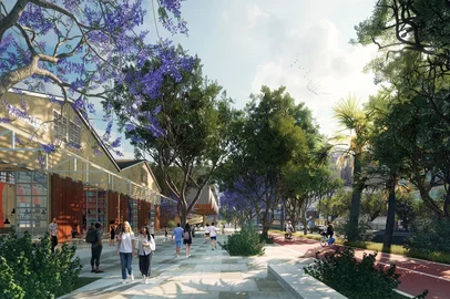 Imagem ilustrativa conceitual do projeto de revitalização do Cais Mauá, desenvolvido em parceria com o escritório escandinavo Mandaworks.<!-- NICAID(15690193) -->