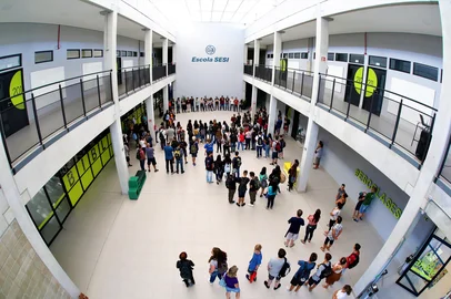 Escola Sesi de São Leopoldo. Sesi vai construir escolas também em Caxias do Sul e Bento Gonçalves<!-- NICAID(15125284) -->