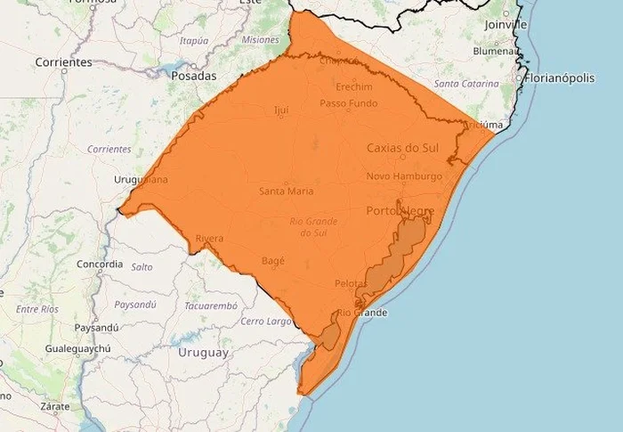 Instituto Nacional de Meteorologia (Inmet) / Reprodução