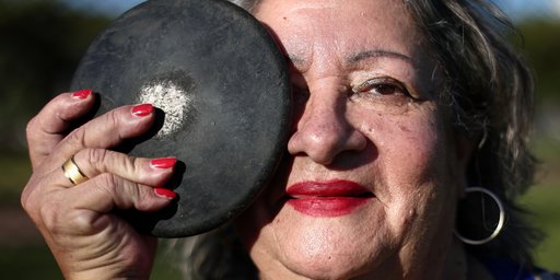 Ga&uacute;cha de 75 anos entra no arremesso nacional