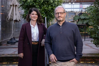 Douglas Gomes / Divulgação Priscila Kuwer, CEO da Keyworks, e Cássio Colussi, fundador e presidente do Conselho da Keyworks, empresa de Caxias do Sul. <!-- NICAID(16365465) -->