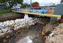 Adiado término de obra que bloqueia faixas na Avenida Ipiranga 