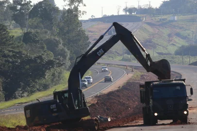 PORTO ALEGRE, RS, BRASIL, 31/05/2023- Exército só concluirá sua parte da duplicação da BR-116 em 2024.  Foto: Ronaldo Bernardi / Agencia RBS<!-- NICAID(15443259) -->