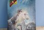 Artista visual leiloa pintura para arrecadar recursos para as vítimas de enchentes no Estado