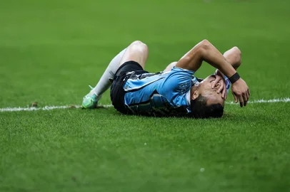 PORTO ALEGRE, RS, BRASIL, 23-07-2025: Grêmio  x Alianza Lima válido pelas playoffs da Copa Sul-americana. O tricolor vai buscar o placar negativo contra os peruanos. Foto: Duda Fortes / Agência RBS<!-- NICAID(16086936) -->