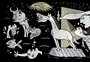 Inspirado em Picasso, cartunista do RS pinta "Guernica gaúcha"