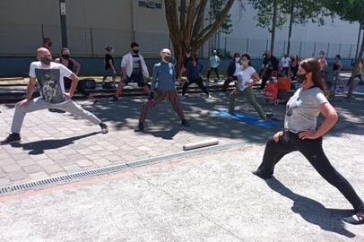 Yoga na Praça retoma atividades em Caxias<!-- NICAID(14895760) -->