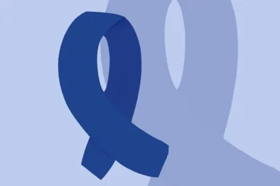 Selo da campanha Novembro Azul, de conscientização e prevenção contra o câncer de próstata.<!-- NICAID(12572933) -->
