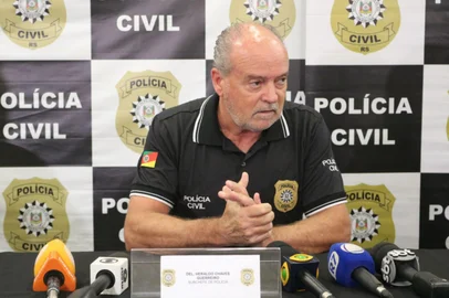 Novo chefe da Polícia Civil do RS, delegado Heraldo Guerreiro. Foto de junho de 2024<!-- NICAID(16033966) -->