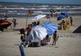Vento constante marca início do veraneio de 2025 nas praias gaúchas; entenda