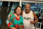 Rosane de Oliveira com o ex-jogador Jairzinho em restaurante no Rio. Imagem para ilustrar a crônica de domingo.<!-- NICAID(15064811) -->