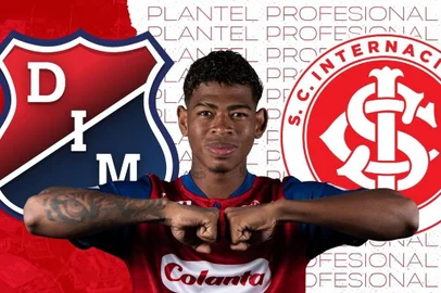 Juan Manuel Cuesta, novo jogador do Internacional.<!-- NICAID(14764534) -->
