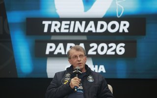 PORTO ALEGRE, RS, BRASIL, 07-11-2025: Paulo Caleffi e Odorico Roman Show dos Esportes, da rádio Gaúcha, nos estúdios da RBS. (Foto: André Ávila/Agência RBS)<!-- NICAID(16163446) -->