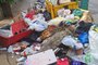 Lixeiras de Caxias amanheceram com acúmulo de resíduos. Na foto, bairro Rio Branco<!-- NICAID(15634275) -->