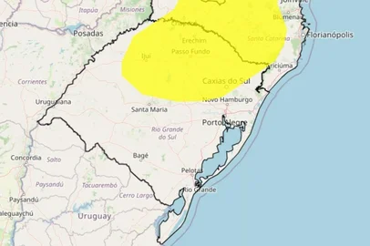 Inmet emite alerta de tempestade para parte do RS nesta sexta-feira (10)<!-- NICAID(15951229) -->