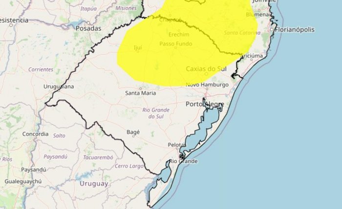 Instituto Nacional de Meteorologia (Inmet) / Reprodução