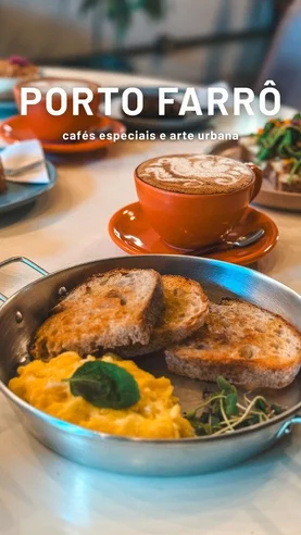Porto Farrô: cafeteria com arte, calmaria e bons cafés no bairro Farroupilha