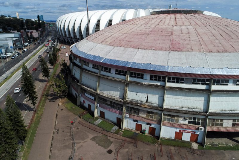 Porto Alegre, RS, Brasil - 24/08/2023 - Revitalização do Gigantinho poderá ser menor do que o previsto. (Foto: Anselmo Cunha/Agência RBS)<!-- NICAID(15519191) -->