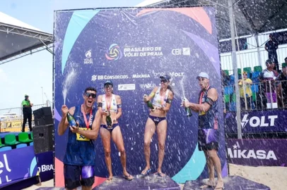 CBV / Divulgação Circuto Brasileiro vôlei de praia, Fortaleza 2025