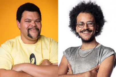 Ex-BBBs Babu Santana e João Luiz<!-- NICAID(14795836) -->