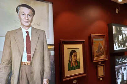 Exposição Angelo Guido – Um Século de Arte no Rio Grande do Sul, na Casa da Memória Unimed Federação-RS.<!-- NICAID(16041410) -->