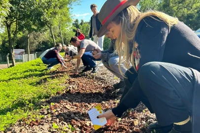 Mil sementes de girassóis e cuidados com a saúde mental marcam ações do Setembro Amarelo na Irrigat<!-- NICAID(16121459) -->