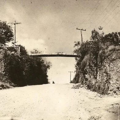 Ponte Seca, no bairro Cruzeiro, em meados dos anos 1960.<!-- NICAID(14704221) -->