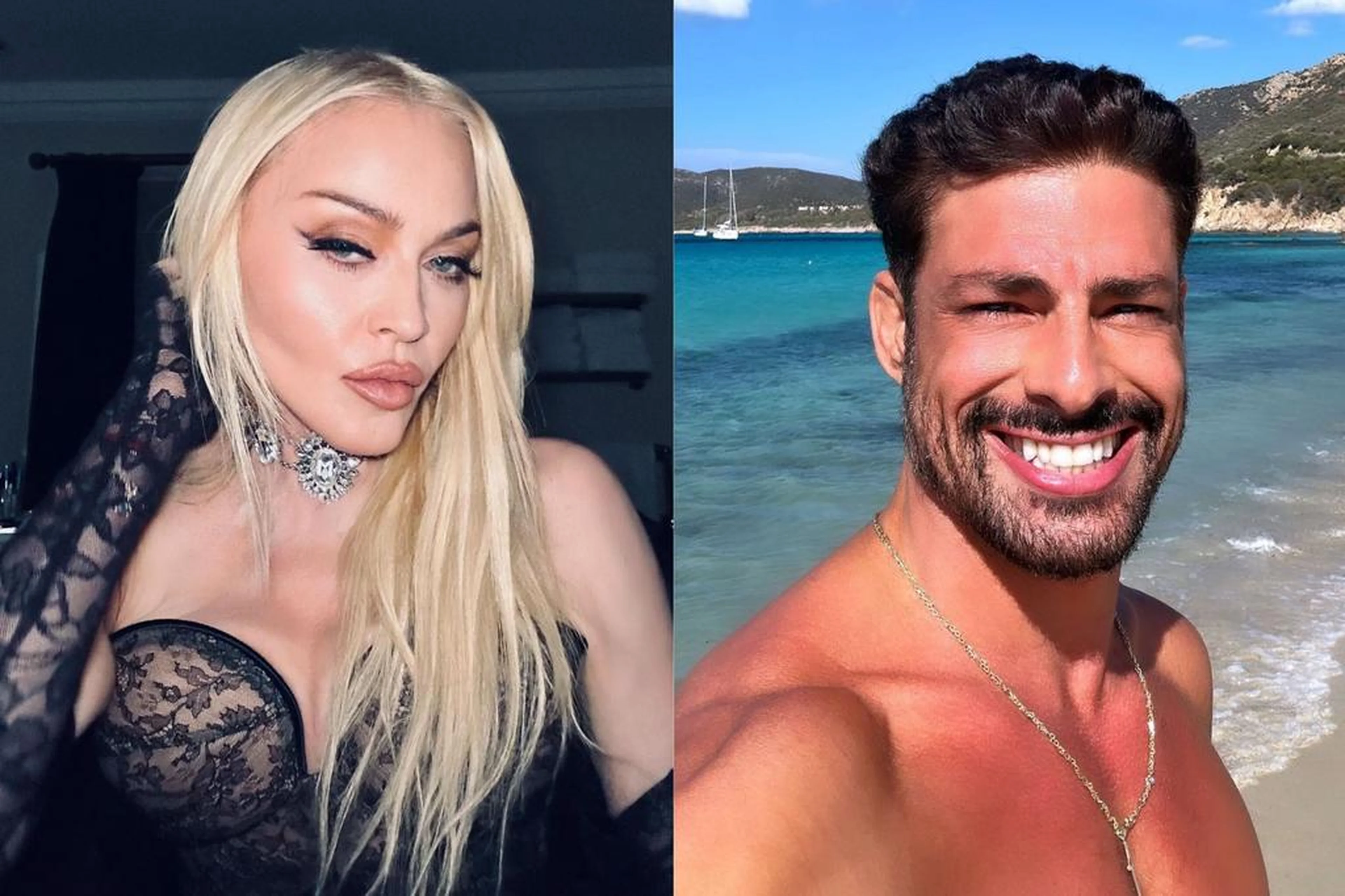 @madonna e @cauareymond Instagram/Reprodução