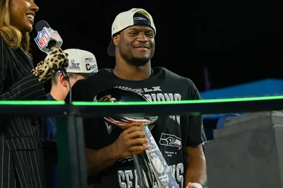 Kenneth Walker é o MVP do Super Bowl<!-- NICAID(16247928) -->