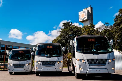 Volare / Divulgação Modelo Access Urbano da Volare vendido para Autobusbedrijf Curaçao. <!-- NICAID(16209281) -->