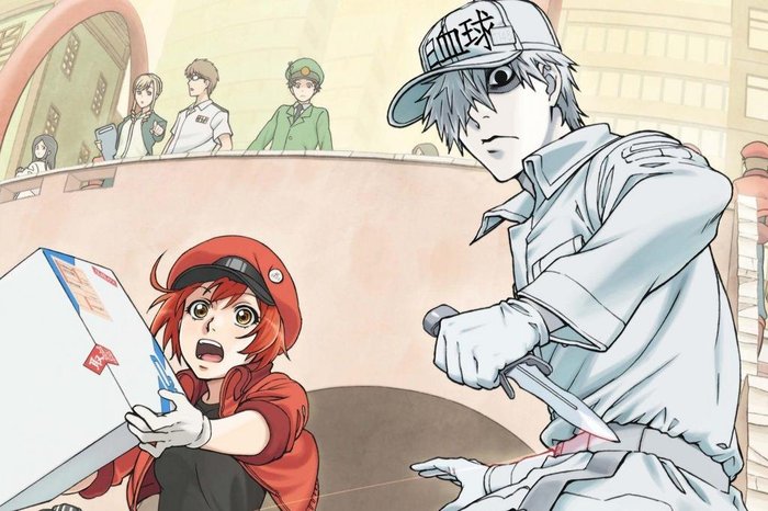 Universo Animangá: Células do corpo - Personagens de Cells at Work