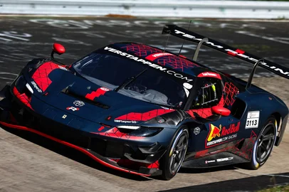 Carro de Max Verstappen no GT3. Foto: Nuerburgring Langstrecken Serie/Divulgação<!-- NICAID(16134164) -->