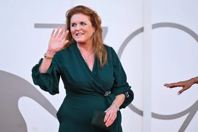 Sarah Ferguson arrives on September 7, 2022 for the screening of the film "The Son" presented in the Venezia 79 competition as part of the 79th Venice International Film Festival at Lido di Venezia in Venice, Italy. (Photo by Tiziana FABI / AFP)Editoria: ACELocal: VeniceIndexador: TIZIANA FABISecao: cinema industryFonte: AFPFotógrafo: STF<!-- NICAID(15466081) -->