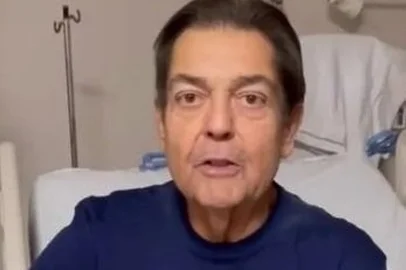 Faustão gravou vídeo no hospital em 19 de agosto de 2023