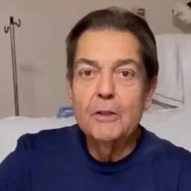 Faustão gravou vídeo no hospital em 19 de agosto de 2023