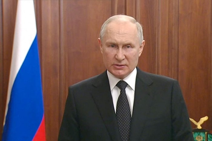 HANDOUT / RUSSIAN PRESIDENTIAL PRESS OFFICE  AFP