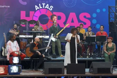 Ministra da Cultura Margaterh Menezes no programa Altas Horas<!-- NICAID(15328377) -->