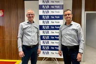 Sérgio Martins Barbosa (a esquerda), presidente executivo da RAR Agro & Indústria, e Angelo Sartor (CEO)<!-- NICAID(16032872) -->