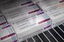 (FILES) In this file photo taken on January 09, 2021 Boxes of vials of the Oxford/AstraZeneca Covid-19 vaccine are seen in a refrigerator at Ashton Gate Stadium in Bristol, one of seven mass vaccination centres which are set to open next week as Britain continues its vaccination programme against Covid-19. - AstraZeneca's Covid jab has won approval for use as a booster or third jab in the European Union, the British drugs giant confirmed on May 23, 2022. (Photo by Andrew Matthews / POOL / AFP)<!-- NICAID(15104860) -->