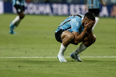 11.04.25, Porto Alegre, RS, Brasil: Terceira rodada do Brasileirão 2025. Grêmio x Flamengo, na Arena. Fotos: Duda Fortes/Agencia RBSIndexador: Andre Avila<!-- NICAID(16016292) -->
