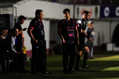 CAXIAS DO SUL, RS, BRASIL, 06/02/2026. Caxias x Ypiranga, jogo válido pelas quartas de final do Campeonato Gaúcho 2026 (Gauchão 2026), e realizado no estádio Francisco Stédile (estádio Centenário). (Porthus Junior/Agência RBS)Indexador: BTK                             <!-- NICAID(16220736) -->