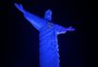 Cristo Protetor ganha nova iluminação em apoio à campanha Novembro Azul em Encantado