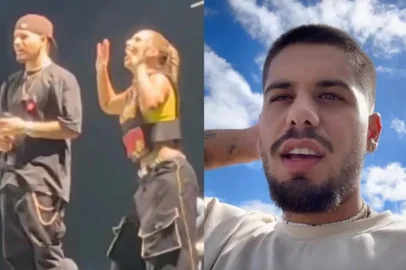 Após críticas por desafinação, Zé Felipe diz que teve crise de ansiedade em show: "Virgínia me ajudou"<!-- NICAID(15355494) -->