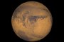 Imagem divulgada pela Nasa mostra a "cor verdadeira" de Marte