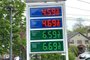 Indicador de preços em posto dos Estados Unidos mostra diesel acima da gasolina<!-- NICAID(15091893) -->