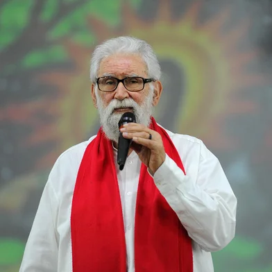 CAXIAS DO SUL, RS, BRASIL, 12/04/2022 - Teólogo Leonardo Boff palestrou em Caxias do Sul, na Escola São José. (Marcelo Casagrande/Agência RBS)<!-- NICAID(15067096) -->