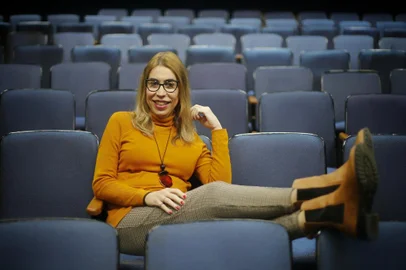 PORTO ALEGRE, RS, BRASIL, 11/07/2023- Entrevista com a professora universitária Alê Primo para o Com a Palavra. Foto: Lauro Alves  / Agencia RBS<!-- NICAID(15479288) -->